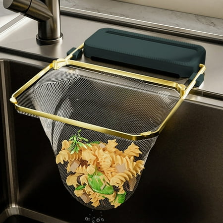 

NIUREDLTD Kitchen Sink Rectangular Fold Filter Kitchen Sink Filter Sink Drain Filter Fold Kitchen Drain Rack Kitchen Surplus