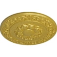 thumbnail image 3 of Ekena Millwork 27 3/4"OD x 2"P Sydney Ceiling Medallion (Fits Canopies up to 5 3/4"), Hand-Painted Rich Gold, 3 of 6