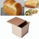 thumbnail image 1 of Square Toast Box Non-stick Water Cube Toast Mold-8772 8x7.5x6.5cm Gold Without Grain, 1 of 5
