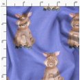 thumbnail image 2 of Soimoi Purple Rayon Fabric Pig Animal Print Fabric by Yard 42 Inch Wide, 2 of 5