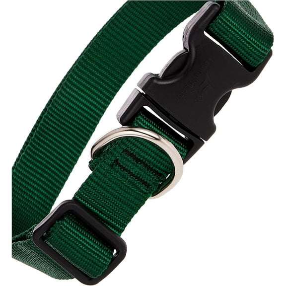 1in Green 16-28 Adj Dog Collar