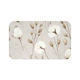 thumbnail image 2 of Luxurious Cotton Flower In Beige Bath Mat, 2 of 4