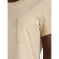 thumbnail image 3 of Time and Tru Women's Cotton Midi T-Shirt Dress, Sizes XS-XXXL, 3 of 4