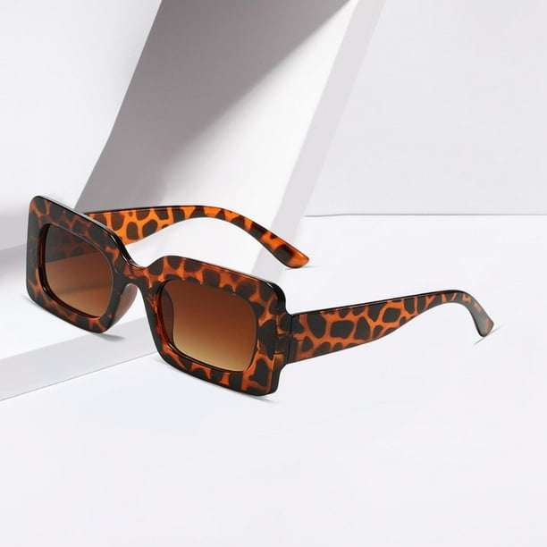 Gafas de conduccion modernas proteccion gafas de sol para exteriores mujeres hombres gafas de sol rectangulares para fiestas ninas damas Marron Fernando anteojos de mujer Walmart en linea