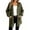 Green, variant on Edvintorg Open Front Cardigan for Women Plus Size Hooded Long Cardigans Drawstring Long Sleeve Zip Up Cardigan with Pocket Women Clothing Green S-3XL