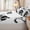 Black White, variant on Erosebridal Real Wood Hockey Stick Print Zipper Twin Comforter Sets with Fitted Sheet and 2 Pillowcases,Frost Ice Rink Dark Tone Accent Zipper Bedding Set,Gray Brown,4-Piece,Black Reversible