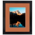 thumbnail image 2 of ArtToFrames 20x24" Matted Picture Frame with 16x20" Single Mat Photo Opening Framed in 1.25" Satin Black and 2" Red Orange Mat (FWM-3926-20x24), 2 of 8