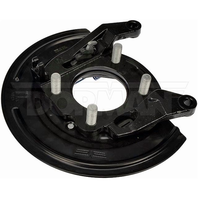 Dorman Brake Backing Plate 926-267 OE Solutions; OE Replacement; Black; Single; With Springs/Mounting Hardware