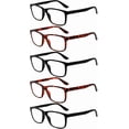thumbnail image 1 of Kerecsen Lot de 5 Lunettes de Lecture pour Hommes et Femmes Charnières à Ressort Lunettes Légères, 1 of 6
