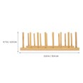 thumbnail image 4 of SHISUYAN Kitchen Plate Rack Bamboo Dish Draining Rack Multi-use Plate Organizer Plate Drainer, 4 of 9