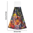 thumbnail image 3 of BZSMCE Hanging Hand Towels Fashion Fruit Fiesta Delight Pattern 2-Pack - Velcro Style Bathroom Kitchen Towels, 3 of 7
