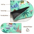 thumbnail image 6 of 6x9 Area Rugs for Living Room, Desert Camels Non Slip Area Rugs for Kitchen Bedroom Entryway, Cute Animals Houses Palm Trees Leaves Green Washable Carpet Runner Rug Floor Mats for Bedroom Home Decor, 6 of 8