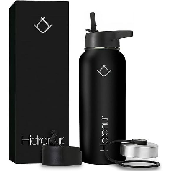 Termo de Acero Hidranur Doble 32 Oz Negro