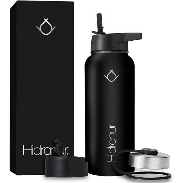 Termo de Acero Hidranur Doble 32 Oz Negro
