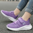 thumbnail image 6 of Akiihool Kids Shoes Boys Girls Boys Girls Sneakers for Kids Non-Slip Tennis Shoes Fashion Lightweight Breathable Running Sport Athletic (Purple,12-12.5 Years), 6 of 9