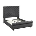 thumbnail image 1 of Evelyn Queen Platform Bed, Grey, 1 of 2