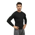 thumbnail image 5 of Fymall Men Long Sleeve Tight Quick Dry T-shirt Compression Tops, 5 of 7