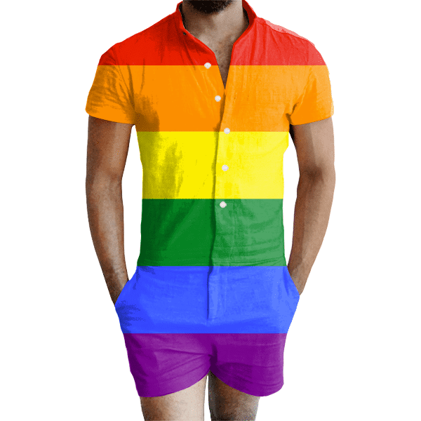 Rainbow romper Clearance