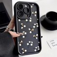 thumbnail image 2 of Funda de silicona mate con flores para iPhone, carcasa suave con flores para iPhone 15 Pro, 11, 13, 14, 12 Pro Max, XR, XS, X, 7, 8 Plus, SE, 2 of 4