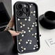 thumbnail image 2 of Funda de silicona mate con flores para iPhone, carcasa suave con flores para iPhone 15 Pro, 11, 13, 14, 12 Pro Max, XR, XS, X, 7, 8 Plus, SE, 2 of 5