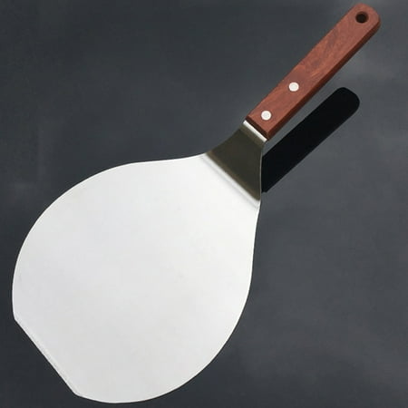 

Vnanda 13inch Metal Pizza Peel with Wood Handle for Easy Storage Gourmet Luxury Pizza Paddle for Baking Homemade Pizza Bread
