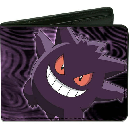 Pokemon Pikachu Bifold Leather ID Credit Card Money Holder Wallet - MADE IN (Best Starter Credit Card)