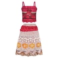 thumbnail image 4 of Jurebecia Princess Costume Two-Pieces Crop Top Skirt Outfit Set Birthday Party Clothes, 4 of 9