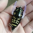 thumbnail image 5 of BIQIANWO 1pc 5cm/1.96in 4.5g Artificial Ladybug Fishing Bait, Cicada Beetle Insect Wobblers Fishing Lures, Topwater For Bass Carp Fishing Tackle, 5 of 9