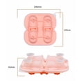 thumbnail image 4 of CSChome Ice Cube Mold Penguin Shape Silicone Ice Tray Reusable Whiskey Ice Cubes Maker Kitchen Accessory, 4 of 7