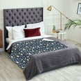 thumbnail image 5 of XMXT Throw Blankets, Cartoon Dog Blue Background Bed Blanket for Bedroom Sofa, 50 x 70 inches, 5 of 9
