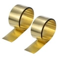 thumbnail image 1 of Uxcell Paquete de 2 Rollos de Hoja de Latón, 39"x 2"x 0.004" (LxWxT) Placa de Metal para Manualidades/Reparaciones Eléctricas/Proyecto de Hágalo Usted Mismo, 1 of 7