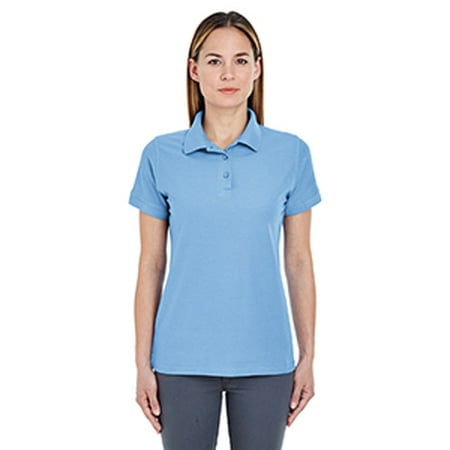 Womens Bridge - UltraClub Ladies' Basic Blended Piqué Polo
