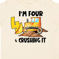 thumbnail image 4 of Inktastic I'm 4 and Crushing It Construction 4th Birthday Boys or Girls Toddler T-Shirt, 4 of 5