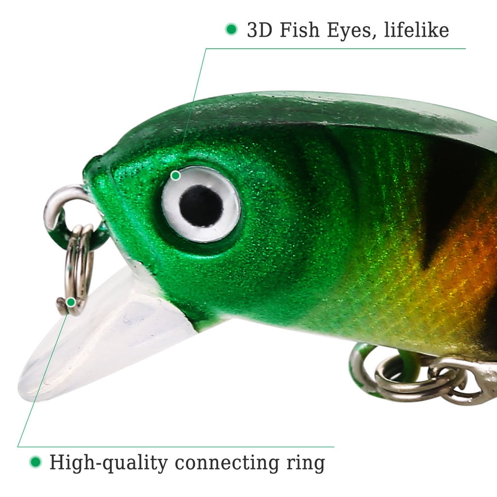 4PCS Fish bait Set Wobbler Hard Fishing Lures Jigs Anti-corrosion Low Hook