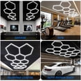 thumbnail image 4 of Lámpara de garaje LZHOME Hexagon, 50 paquetes, 52800 LM, 480 W, 4 of 7