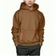 thumbnail image 1 of Sudadera con capucha de manga larga para niños, de invierno, de color liso, a la moda, informal, holgada y gruesa, de poliéster., 1 of 4