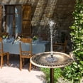 thumbnail image 2 of Solar Fountain Pump, Free Standing Bird Bath Fountain Pump for Garden and Patio,Solar Panel Kit Water Pump, 2 of 10