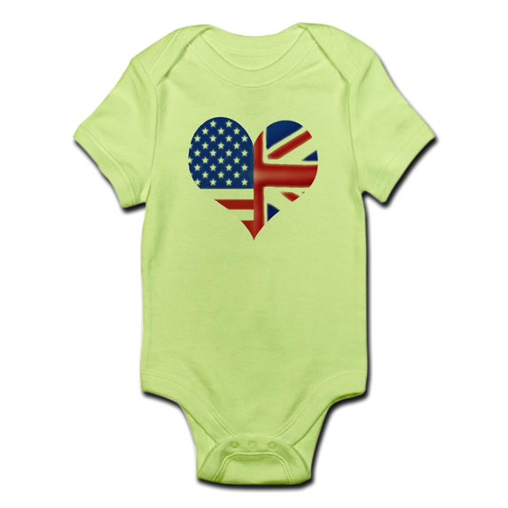 CafePress - Baheartcenter Body Suit - Baby Light Bodysuit