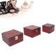 thumbnail image 5 of Wood Jewelry Organizer Case Sealing Corners Wooden Jewelry Box Set 3 Different Sizes Locking Clasp for Crafts Bracelet Necklace ANGGREK Otros, 5 of 8