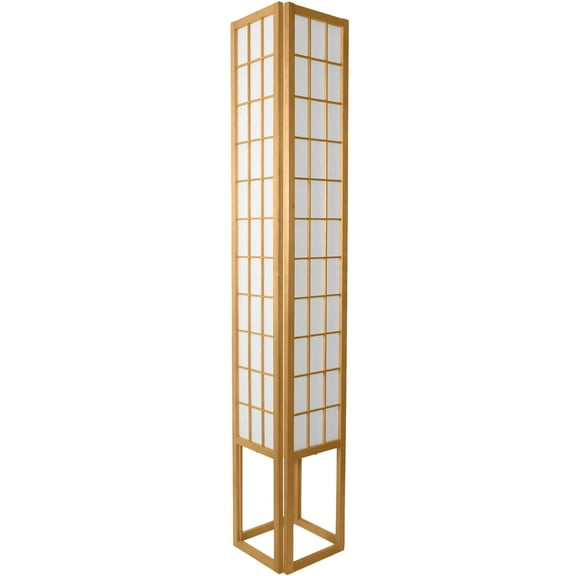 Oriental Furniture 72" Window Pane Shoji Lamp