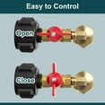 thumbnail image 7 of GASPRO Upgraded Propane Refill Adapter with Valve for 1 to 20 lb Tank Grill with 90-Degree Elbow Design, 7 of 7