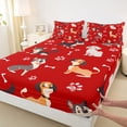 thumbnail image 3 of Castle Fairy Kawaii Dog Queen Sheet Sets for Teens Boys Girls,Cartoon Animal Bed Set, 3 of 7