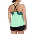 thumbnail image 3 of ZeroXposur Ladies Light Weight 4-Way Stretch Solid 2For Top Swimsuit (Scallop, XL), 3 of 9