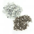thumbnail image 1 of Kit de remaches de cuentas de perlas semicirculares, 100 Uds., para bolsas de ropa, accesorios de decoración DIY (plata), 1 of 5