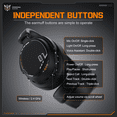 thumbnail image 5 of ONIKUMA 2.4GHz Wireless Gaming Headset for PS5/PS4/PC/Xbox/Switch/, Gaming Headphone with Noise-Canceling Mic, 7.1 Stereo Surround Sound, RGB Light, 60H Battery Life, 5 of 8