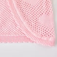 thumbnail image 4 of WIBACKER 1-7Y Baby Kids Short Sleeve Cardigan Bolero Shrug Little Girls Crop Knit Sweater, 4 of 11