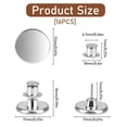 thumbnail image 2 of 16 Pcs Replacement Button Pins for Jeans, No Sew and No Tools Instant Jean Button Pins for Pants, Reusable and Adjustable, 2 of 5