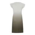 thumbnail image 3 of Baikeli Robes en Liquidation Liquidation pour Femmes Mode Femmes Décontracté Col en V Robes Imprimées Été Robe Sans Manches à Enfiler Robes Maxi pour Femmes pour le Printemps, 3 of 5