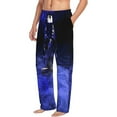 thumbnail image 2 of Balery Men'S Steel Skull Pants,Sleepwear Pants,Pajama Pants,Pj Bottoms Drawstring And Pockets-Xx-Large, 2 of 9
