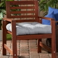 thumbnail image 3 of Greendale Home Fashions Tufted Outdoor 20'' x 20'' Seat Cushion, Heather Gray, 3 of 9